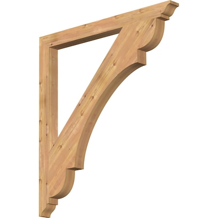 Olympic Traditional Smooth Bracket, Western Red Cedar, 3 1/2W X 44D X 48H